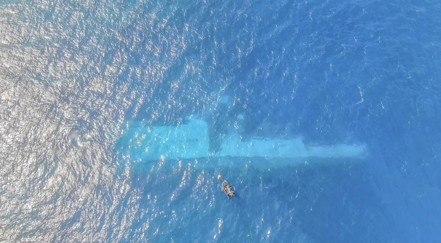 HMNZS Manawanui after sinking