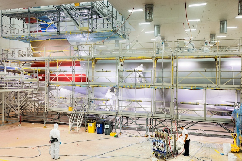 Airbus Paint hangar